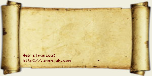 Hana Stošić vizit kartica